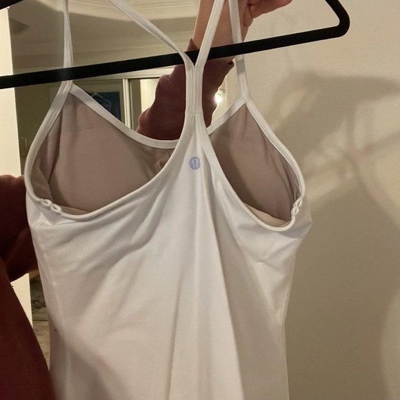 Lulu lemon razor back built in bra tank top size 8 - Picture 2 of 2